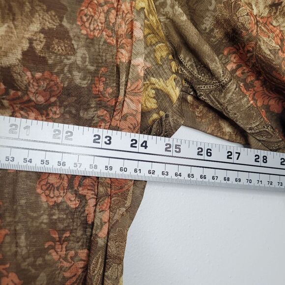 Vintage y2k grunge fairy plus size woodsy wrap top size 3x - Picture 6 of 7